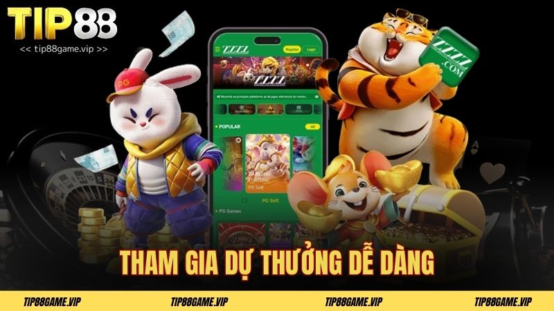 Tham gia dự thưởng dễ dàng